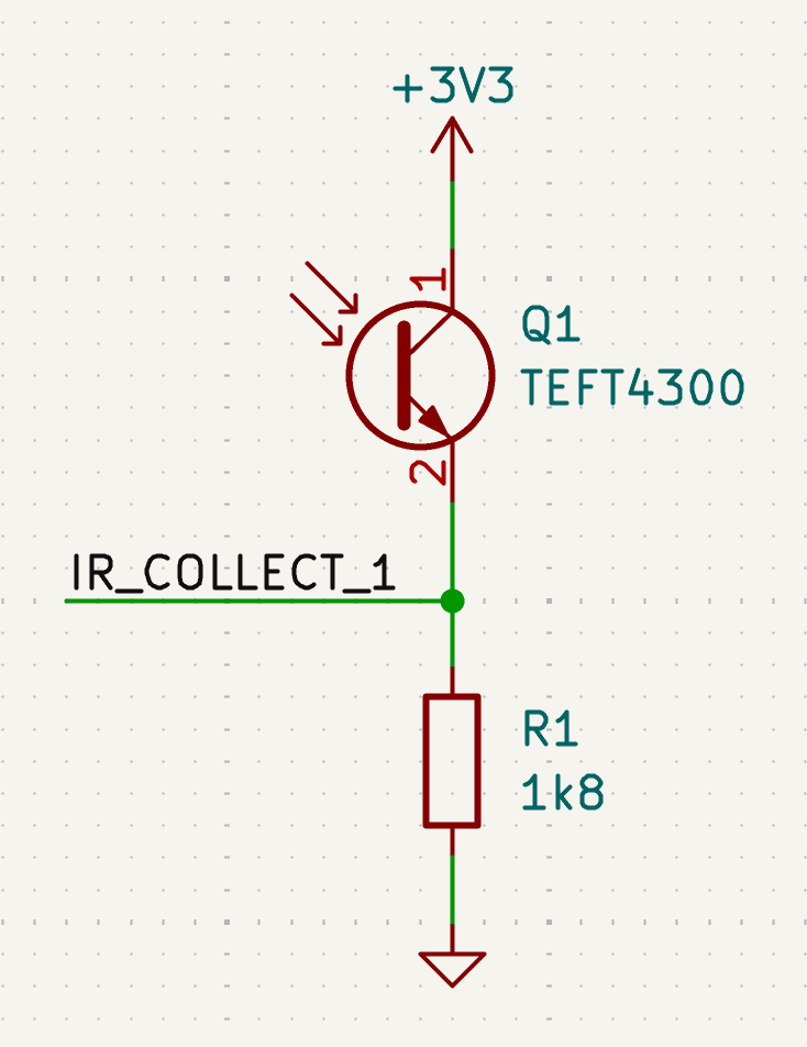 IR Phototransistor Schematic