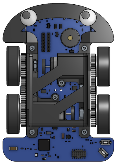 MicroMouse CAD top view